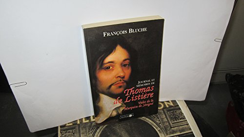 Imagen de archivo de Journal et mmoires de Thomas de Listire a la venta por A TOUT LIVRE