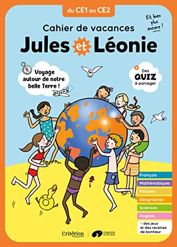 Stock image for Cahier de vacances Jules et Lonie du CE1 au CE2 - Nouvelle dition: Voyage autour de notre belle Terre for sale by medimops