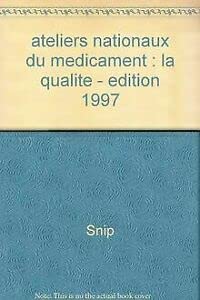 Beispielbild fr Les Ateliers nationaux de la qualit, [Tours, fvrier 1997] zum Verkauf von medimops