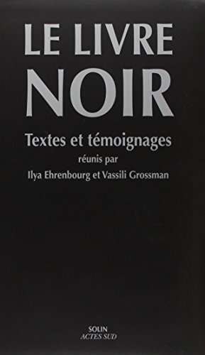 9782742706235: Le livre noir - Textes et tmoignages