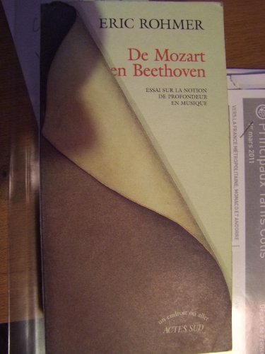 Beispielbild fr De Mozart en Beethoven_1ere ED zum Verkauf von Gallix