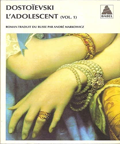 9782742714551: L'adolescent: Volume 1