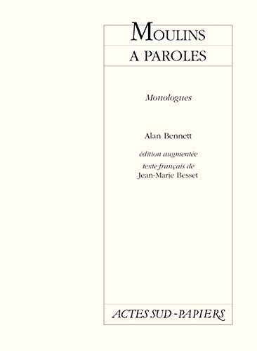 9782742723416: Moulins  paroles: Monologues