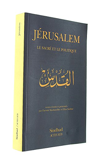 Imagen de archivo de Jrusalem, Le sacr et le politique a la venta por Ammareal