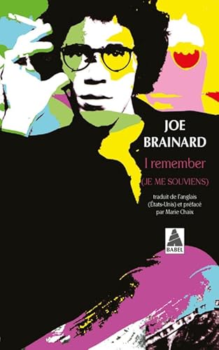 I Remember (9782742735396) by Brainard, Joe