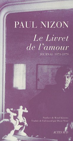 9782742766741: Le Livret de l'amour: Journal 1973-1979