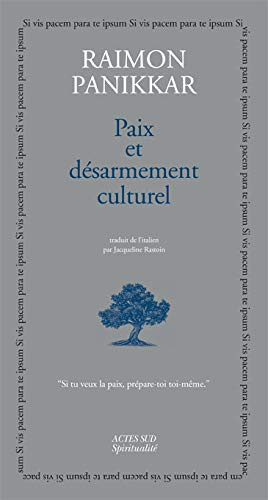 Beispielbild fr Paix et d�sarmement culturel zum Verkauf von Wonder Book