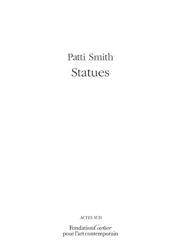 Stock image for Patti Smith: Statues for sale by Saucony Book Shop