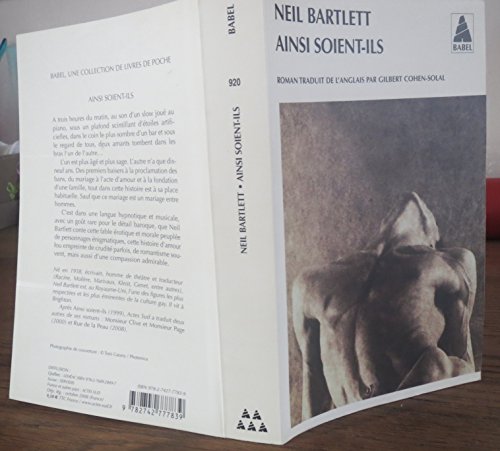 Stock image for Ainsi soient-ils [Pocket Book] Bartlett, Neil and Cohen-Solal, Gilbert for sale by LIVREAUTRESORSAS