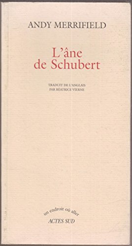 Imagen de archivo de L'ne de Schubert a la venta por Ammareal