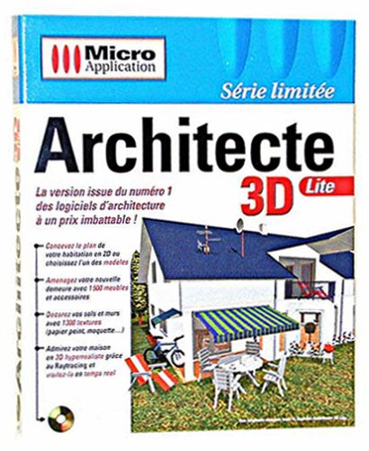 Stock image for Architecte 3D Lite. CD-ROM for sale by Librairie Th  la page