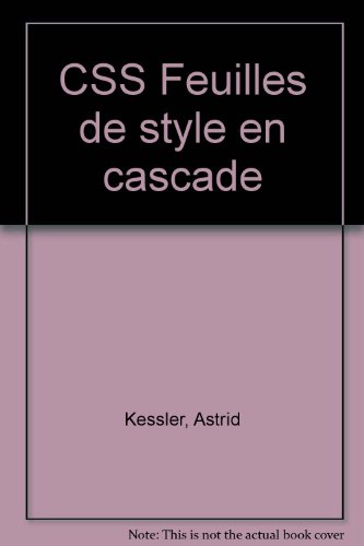 CSS, feuilles de style en cascade