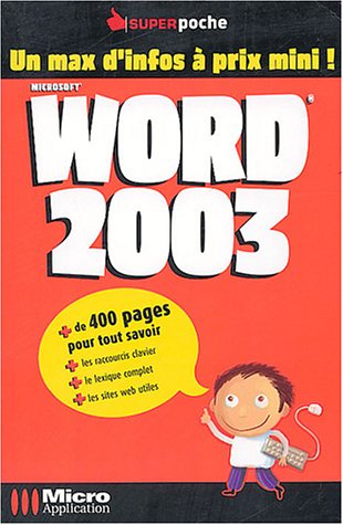 Beispielbild fr Word 2003 zum Verkauf von RECYCLIVRE