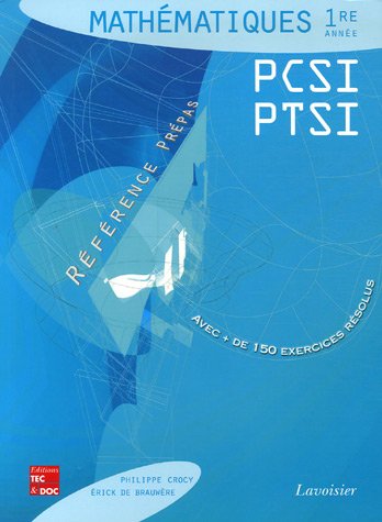 9782743008277: Mathmatiques PCSI-PTSI 1re anne