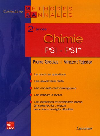 Beispielbild fr Chimie 2e anne PSI-PSI* zum Verkauf von Ammareal