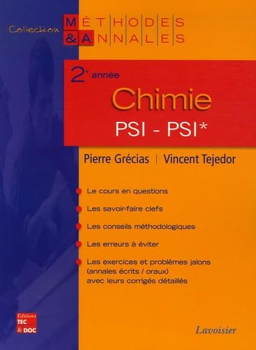 Stock image for Chimie 2e anne PSI-PSI* for sale by medimops