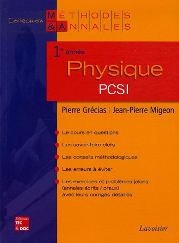 Stock image for Physique 1e anne PCSI for sale by Ammareal