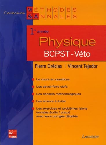 Beispielbild fr Physique 1e ann BCPST-Vto zum Verkauf von Ammareal