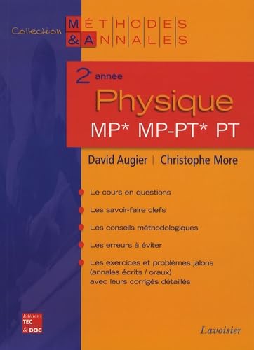 Beispielbild fr Physique 2e anne MP, MP-PT, PT zum Verkauf von Ammareal