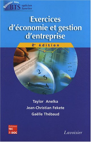 9782743010386: Exercices d'conomie et gestion d'entreprise