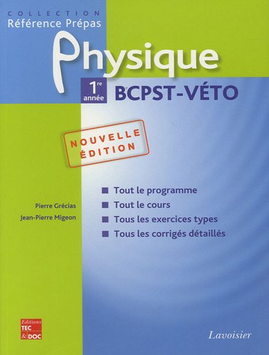 9782743011246: Physique 1re anne BCPST-Vto