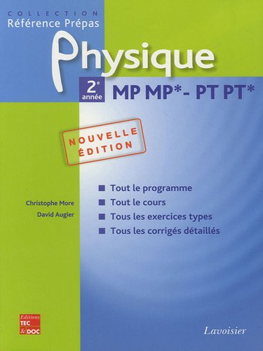 Beispielbild fr Physique MP MP* - PT PT* 2e anne zum Verkauf von Ammareal