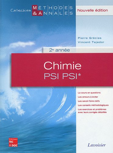 Beispielbild fr Chimie PSI PSI* 2e anne zum Verkauf von medimops