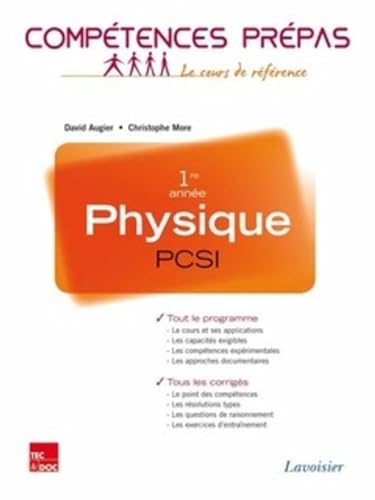 Beispielbild fr Physique 1re anne PCSI zum Verkauf von Ammareal