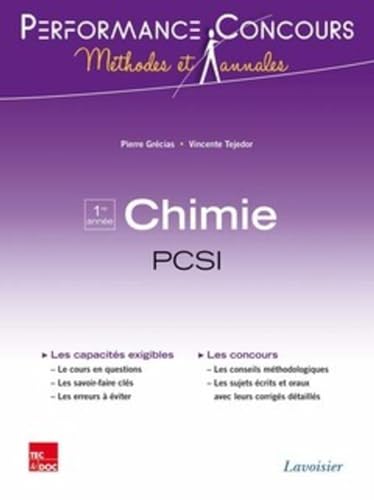 9782743015237: Chimie 1re anne PCSI