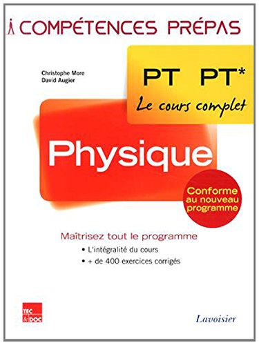 Beispielbild fr Physique 2e anne PT PT* zum Verkauf von medimops