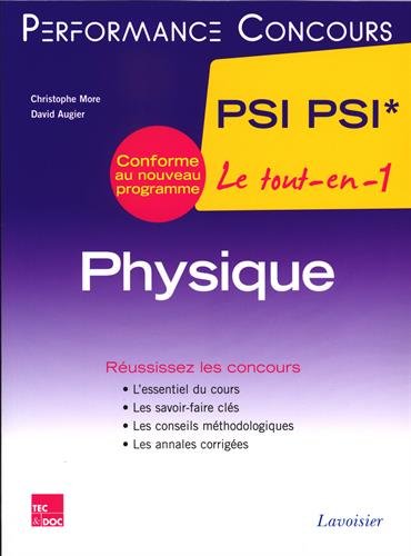 Beispielbild fr Physique 2e anne PSI PSI* zum Verkauf von Ammareal