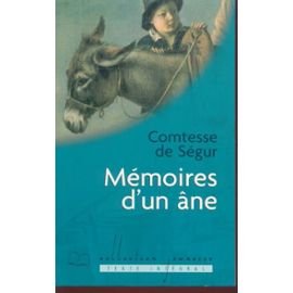 Imagen de archivo de Les Mmoires d'un ne - Occasion Comme Neuf a la venta por Librairie Th  la page