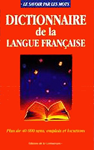 Stock image for Dictionnaire de la langue française for sale by AwesomeBooks