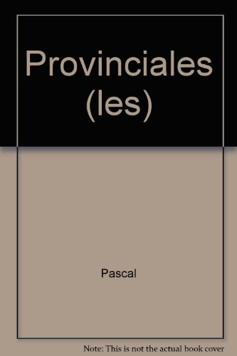 9782743409579: Provinciales (les)