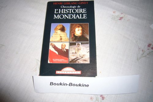 Stock image for Chronologie de l'histoire mondiale for sale by A TOUT LIVRE