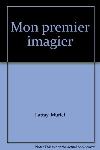 Stock image for Mon premier imagier for sale by AwesomeBooks