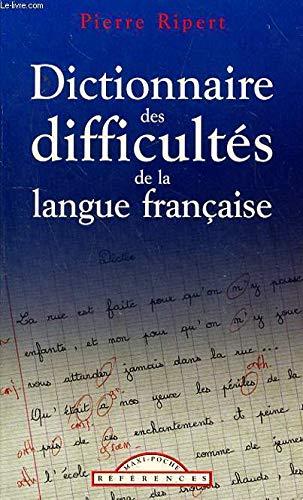 Stock image for (V.2743431295) Dictionnaire des Difficultés de la Langue Française for sale by AwesomeBooks