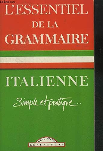 Stock image for Grammaire Italienne Simple et Pratique for sale by Ammareal