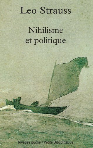 Stock image for Nihilisme et politique for sale by Ammareal