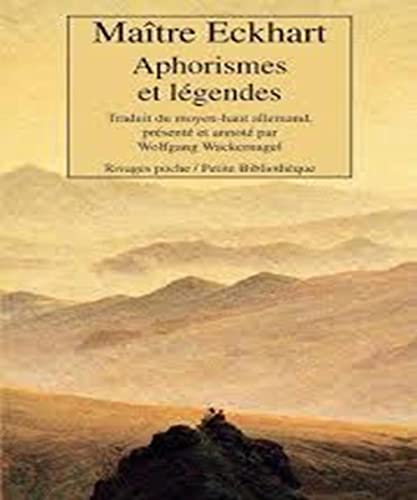 9782743615895: Aphorismes et lgendes (PR.RI.PF.PHILO.)