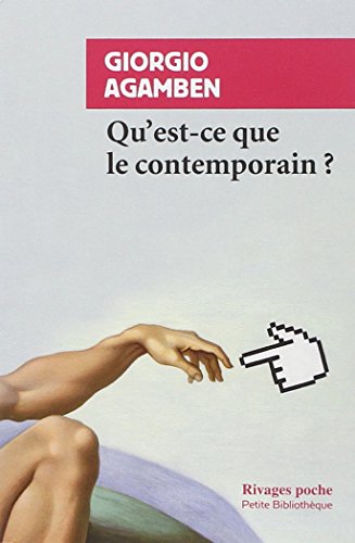 Stock image for qu'est-ce que le contemporain ? for sale by Better World Books