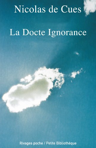 Stock image for La Docte ignorance for sale by medimops