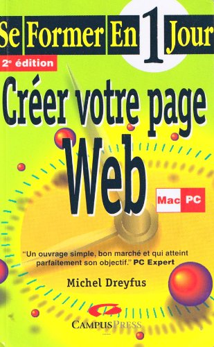 Stock image for Crer votre page Web (Se former en 1 jour) for sale by Ammareal