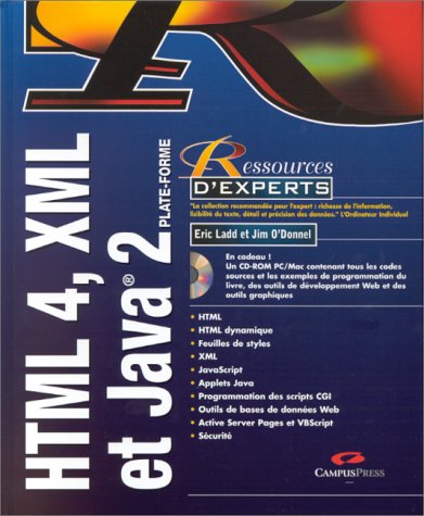 Beispielbild fr HTML 4, XML et Java 2 (CD rom) zum Verkauf von medimops