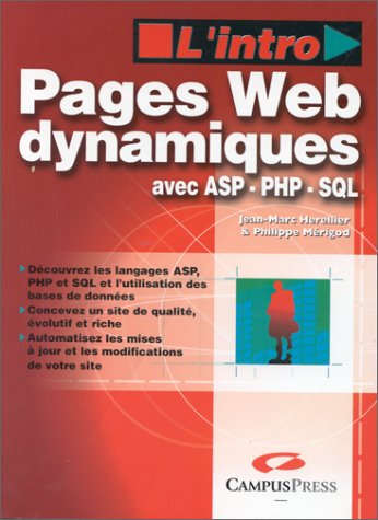 Stock image for Pages Web Dynamiques for sale by Hamelyn