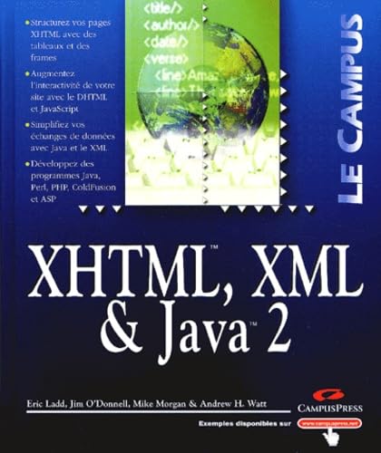 Stock image for XHTML, XML & Java 2 for sale by Ammareal