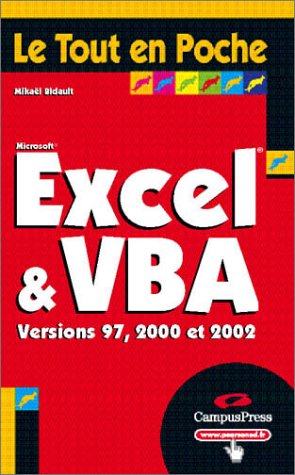 Beispielbild fr Excel et VBA zum Verkauf von Ammareal