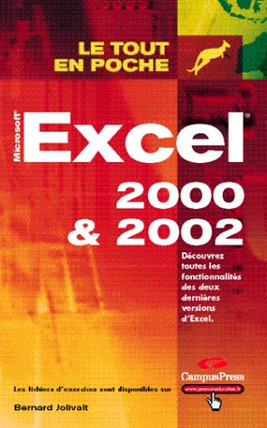 Stock image for Excel 2000 et 2002 for sale by Librairie Th  la page