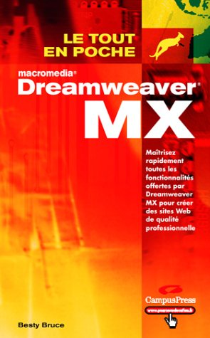 9782744014628: Dreamweaver MX (Le tout en poche)