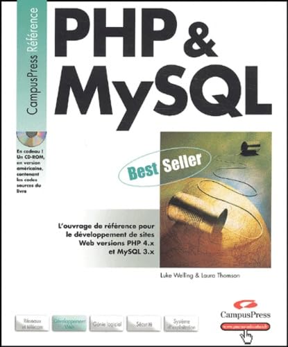 PHP & MySQL (avec CD-ROM) (9782744015397) by Thomson, Laura; Welling, Luke